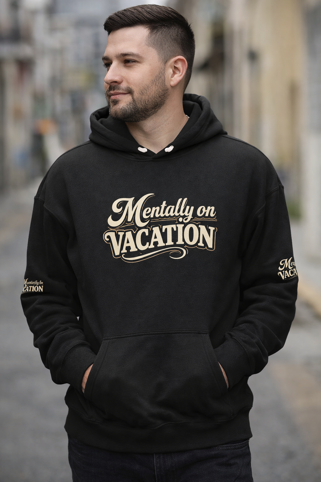 Mentally on Vacation™ Premium Hoodie